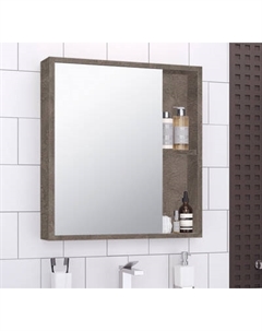 Шкаф с зеркалом для ванной Runo Эко 52
