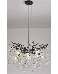 Люстра Estares Roxana 55 E14х8 R-600x1200-BLACK/CRYSTAL-220-IP20