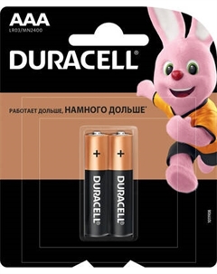 Комплект батареек Duracell LR03/MN2400/AAA 2BP
