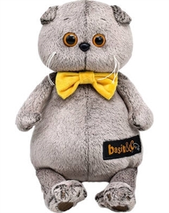Мягкая игрушка Budi Basa Кот Басик в галстуке-бабочке / 10870381 Budi basa