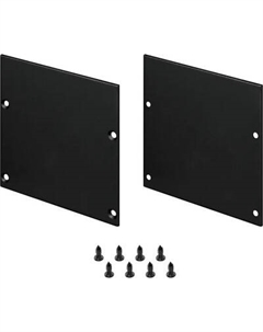 Заглушка для профиля Arlight LINE-S-7575 BLACK глухая / 041886