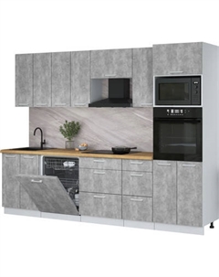 Кухонный гарнитур Интерлиния Мила Лайт 2.8-ПМ1