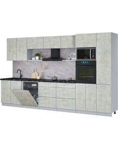 Кухонный гарнитур Интерлиния Мила Лайт 3.6-ПМ1