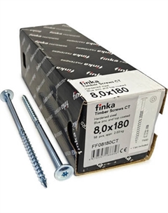 Шуруп Finka Timber Screws CT Конструкционный по дереву TORX40 8x180 тарелка