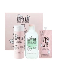 Набор косметики для лица Happy Lab Cleansing Ritual Маска 20мл+Мицеллярная вода 300мл+Тоник200мл Happy lab