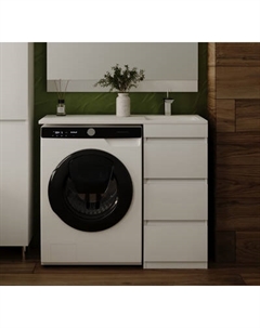 Тумба с умывальником Symbolite Даллас 100 Люкс Plus 3 ящика + Estetus Даллас 100x48