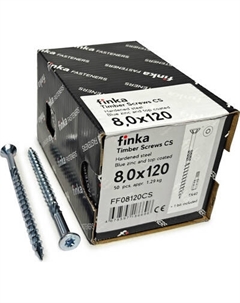 Шуруп Finka Timber Screws CS Конструкционный по дереву TORX40 8x120 потай