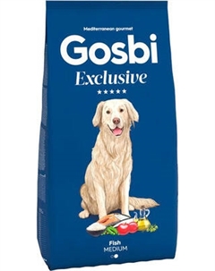 Сухой корм для собак Gosbi Exclusive Fish Medium