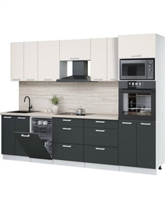 Кухонный гарнитур Интерлиния Мила Лайт 2.85-ПМ3