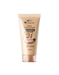 Тональный крем Belita Classic Увлажнение+Питание 2в1 тон 001 бежевый
