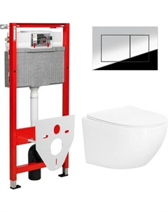 Унитаз подвесной с инсталляцией Lauter Sulzdorf + TECE Kit 9400412