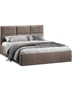 Двуспальная кровать ТриЯ Стелла c ПМ 180x200 Тип 1 и заглушиной Трия