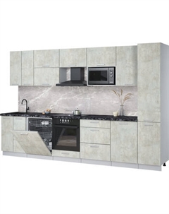 Кухонный гарнитур Интерлиния Мила Лайт 3.3-ПМ2