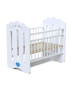 Детская кроватка VDK Little Heart колесо-качалка с маятником Vdk