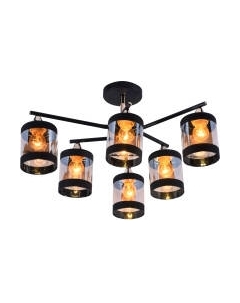 Потолочный светильник Mirastyle MH-10146/6B MBK+GD