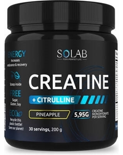 Комплексные аминокислоты SOLAB Креатин с L-цитруллином Solab