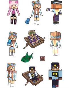 Набор наклеек Эксмо Самые популярные герои Евгена Бро / 9785041936624