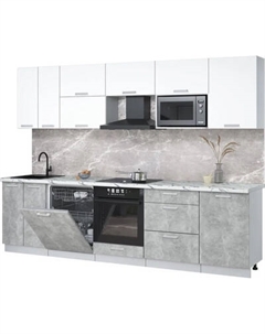 Кухонный гарнитур Интерлиния Мила Лайт 2.9-ПМ2