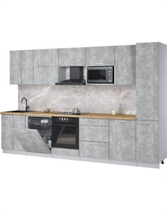 Кухонный гарнитур Интерлиния Мила Лайт 3.3-ПМ2