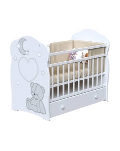 Детская кроватка VDK Bear And Moon маятник и ящик Vdk