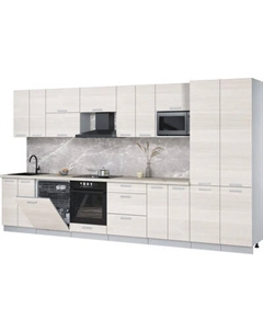 Кухонный гарнитур Интерлиния Мила Лайт 3.8-ПМ2