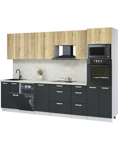 Кухонный гарнитур Интерлиния Мила Лайт 3.1-ПМ3