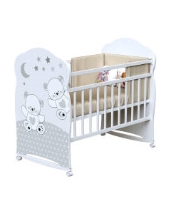 Детская кроватка VDK Funny Bears колесо-качалка Vdk