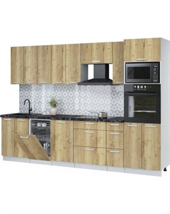 Кухонный гарнитур Интерлиния Мила Лайт 3.05-ПМ3