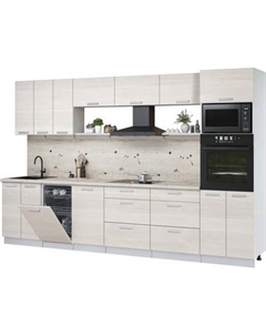 Кухонный гарнитур Интерлиния Мила Лайт 3.3-ПМ3