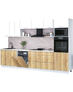 Кухонный гарнитур Интерлиния Мила Лайт 3.3-ПМ1-2