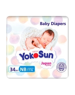 Подгузники детские YokoSun NB 2-5кг Yokosun