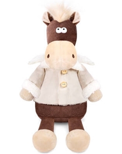 Мягкая игрушка Maxitoys Конь Василий в Дубленке / MT-250218-22