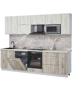 Кухонный гарнитур Интерлиния Мила Лайт 2.7-ПМ2