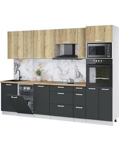 Кухонный гарнитур Интерлиния Мила Лайт 2.9-ПМ3