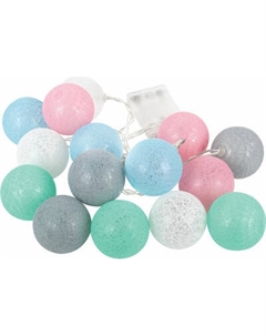 Светодиодная гирлянда Золотая сказка Нить Cotton Balls / 591729