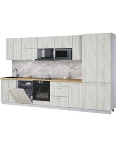 Кухонный гарнитур Интерлиния Мила Лайт 3.6-ПМ2