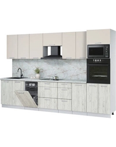 Кухонный гарнитур Интерлиния Мила Лайт 3.25-ПМ3