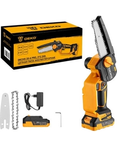 Пила цепная аккумуляторная Deko DKCHS 20-6 PRO / 083-2011