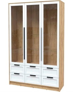 Шкаф с витриной Интерлиния Концепт Тренд КТ-ШВ3