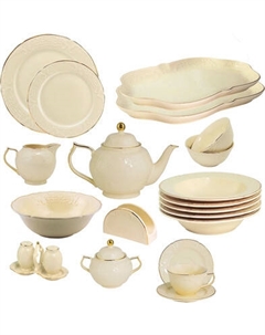 Набор столовой посуды Lenardi Доминика крем 205-410