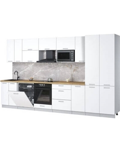 Кухонный гарнитур Интерлиния Мила Лайт 3.6-ПМ2