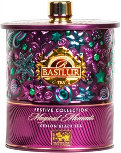 Чай листовой Basilur Праздничная коллекция Волшебные моменты черный