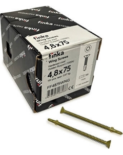 Шуруп Finka Wing Screws С крыльчаткой флюгель 4.8x75 со сверлом TORX25