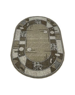 Ковер Белка Лайла Де Люкс Овал 15804 10822