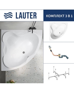 Ванна акриловая Lauter Riviera 140x140 / 21050140