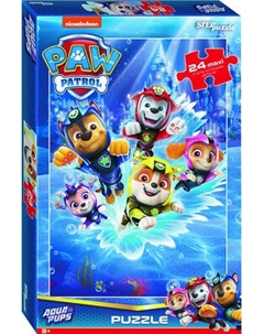 Пазл Step Puzzle Щенячий патруль. Аква maxi 24 Step puzzle