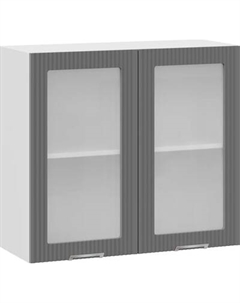 Шкаф навесной для кухни ТриЯ Кимберли 1ВВ8С с двумя дверьми Трия