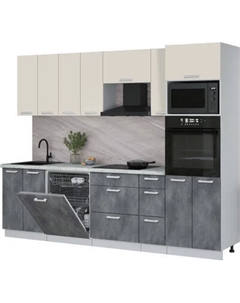 Кухонный гарнитур Интерлиния Мила Лайт 2.7-ПМ1