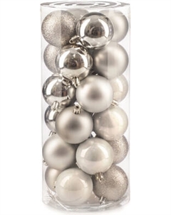 Набор шаров новогодних Ausini VT25-04003-2