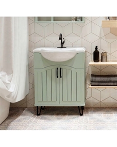 Тумба с умывальником Runo Марсель 65 + Классик 65